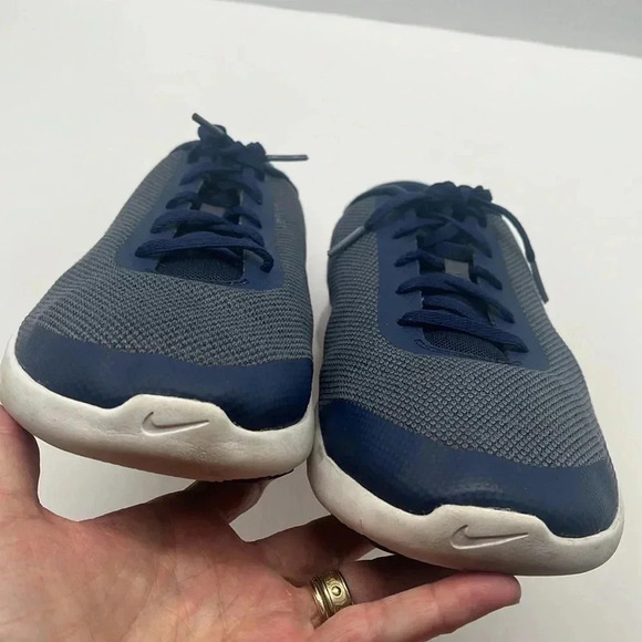 Nike Flex Experience RN 7 Sneakers Men’s 11 Blue Tie Athletic Xm Comfort Sports - Picture 1 of 17